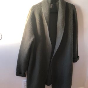 Olive Green Pink Martini Cardigan